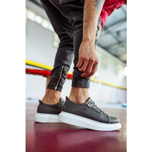 Babba KN 555 High Sole Gray Casual Shoes. Comfortable Style