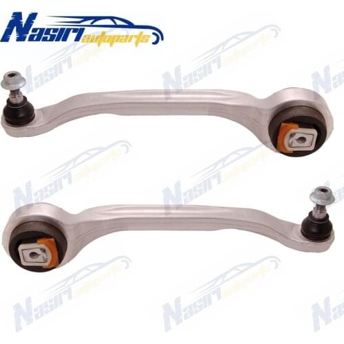 Pair of Front Lower Rearward Control Arms For Audi A8/D3 2002 2003 2004 2005 2006 2007 2008 VW Phaeton Bentley Continental GT