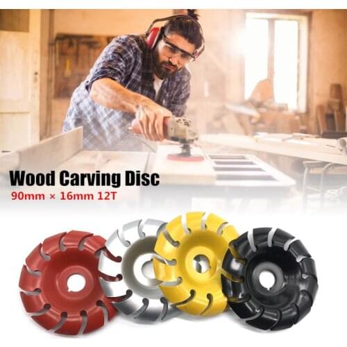 Power Wood Carving Disc Angle Grinder Woodworking Turbo Round Sanding Wood Plastic Carving Tool Material Removal Disc Tools