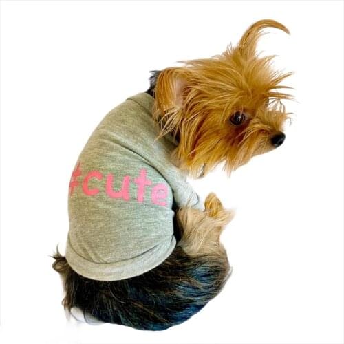 # Cute Pink Dog T-Shirt, Dog T-Shirt for Small Breeds, Dog Dress, dog Fashion, Dog Clothes, Pet Clothes