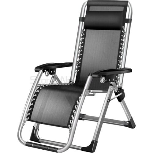 Lazy recliner folding siesta bed portable office balcony household leisure elderly armchair