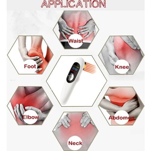 Cold Laser Therapy Device for Pain Relief Suitable for Human and Animal 808nm+650nm LLLT Acupuncture Laser Therapy Health Heal