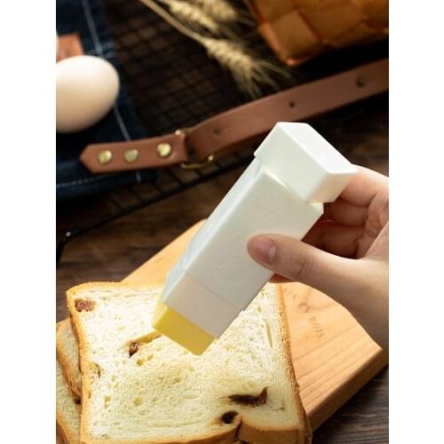 Kitchen Solid Butter Stick Spreader Holders Small Baking Tools Plastic Cheese Storage Box Container Keeper 1PC