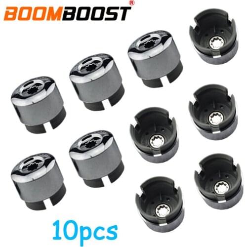 10pcs ABS plastic with triple chrome finish Chrome Wheel Lug Bolt Nut Cap Cover 7L6 601 173A 2ZZ For VW Touareg 2004-2014