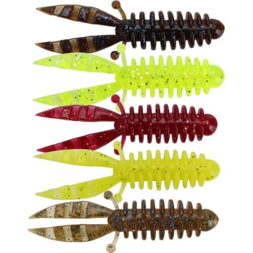 5pcs/lot Shrimp Soft Baits Fishing Lures Wobblers Crankbaits for Carp Fishing Artificial Baits Worm Soft Lures Isca Pesca