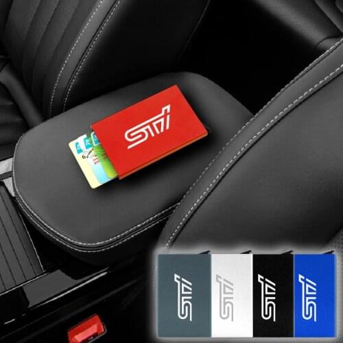 Auto Accessories Car Storage Card Box Case Automatic Pop-up Card Metal for Subaru STI Impreza Forester Tribeca BRZ WRX Outback