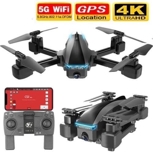 ZLRC S177 Drone 4k Gps 5g WIFI Hd Wide Angle Dual Camera Fvp Drone Flight 20min Rc Distance 600m Quadcopter Vs S167 Drone