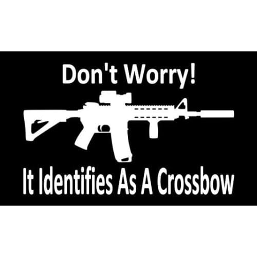 DON'T WORRY FLAG 90x150cm WITH GUN BANNER