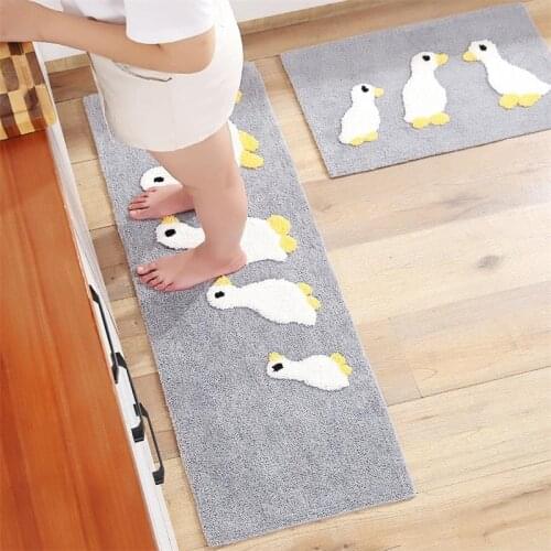 Bath Mat Bathroom Bedroom Non-slip Mats Cartoon Entrance Doormat Kitchen Absorbent Carpet Living Room Floor Rug Toilet Door Mat