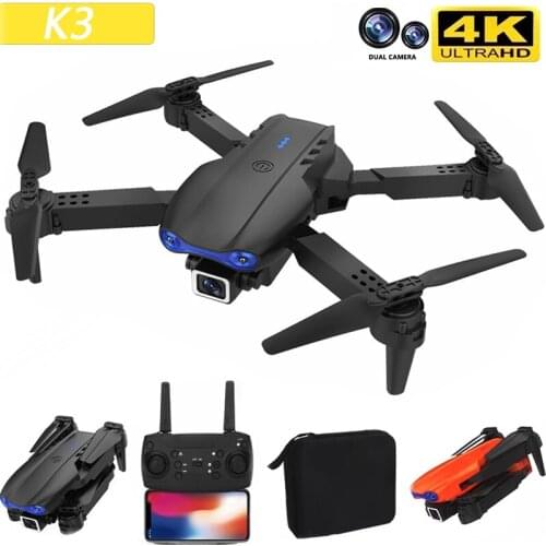 Nieuwe K3 Drone 4K FPV HD Wifi 1080P Remote Control Quadcopter Real Time Transmission Dual Camera 50x Focus Drones Dron Toys Boy