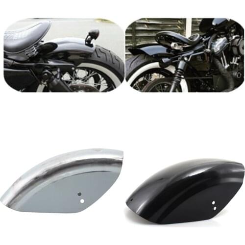 Motorcycle Metal Short Flat Mudguard Rear Fender For Harley Sportster XL 1200 883 72 48 Iron 883