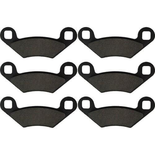 Motorcycle Front and Rear Brake Pads for POLARIS 250 6 x 6 1991 1992 1993