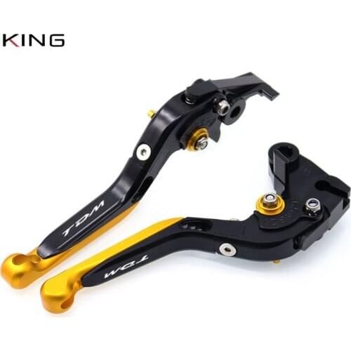 Fit TDM 900 2002-2004 clutch levers For YAMAHA TDM900 folding extendable brake levers