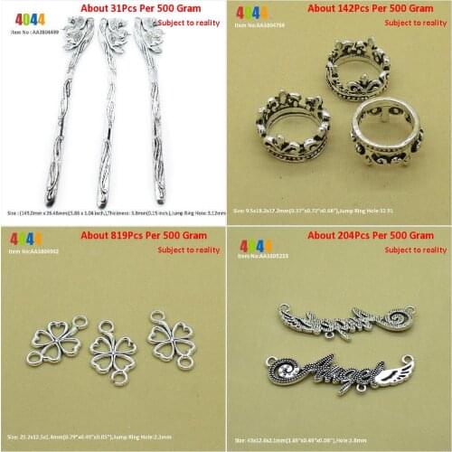 Jewelry Making Charms Wholesale Suppliers Mandarin Duck Bookmark Hairpin Crown Lucky Clover Connector Word Angel Wing
