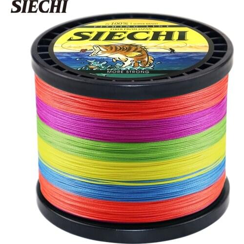 SIECHI Series 8 Strands Fishing Line 300M 500M 1000M Multifilament PE Line Saltwater Fishing Tackle