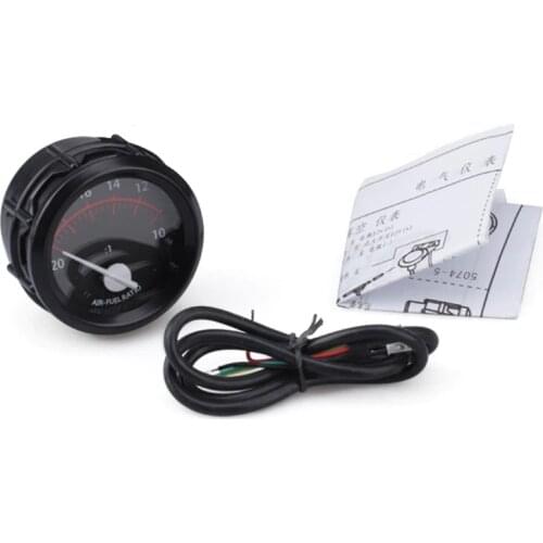 Universal 2 inch Car Auto Air Fuel Ratio Gauge 12V Racing Air Fuel Meter Accessories