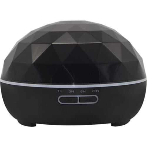 300ml Air Humidifier Aroma Diffuser Aromatherapy Essential Oil Electroplated PrismaticFogger Mist Maker 7 Color Light