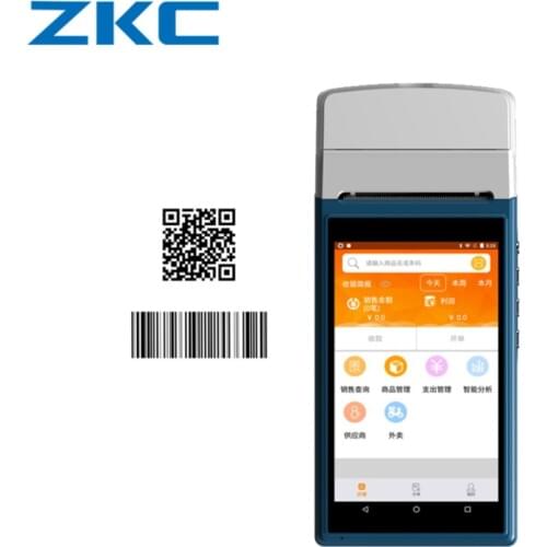 ZKC 2019 newest mobile pos terminal with multi-function free SDK loyverse software machine