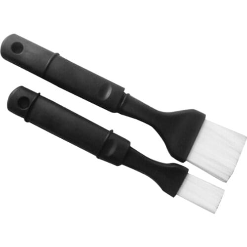 2pcsSilicone Basting Brush Kitchen Oil Brush Stainless Long Handle BBQ Cake Oil Brush Pastry Cooking Tool Set