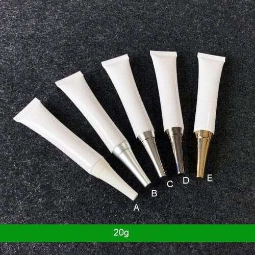 300pcs 20g 20ml plastic Soft Tube Empty Cosmetic Packaging Eyeshadow Eyeliner Eye Serum Cream Tubes Sample Medicine Containers