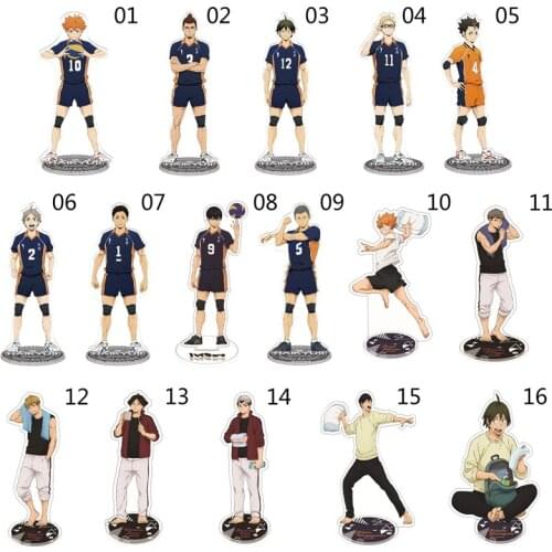 Anime Haikyuu!! Acrylic Desk Stand Figure Model Table Plate Action Figures Toys Anime Activities Desk Decor