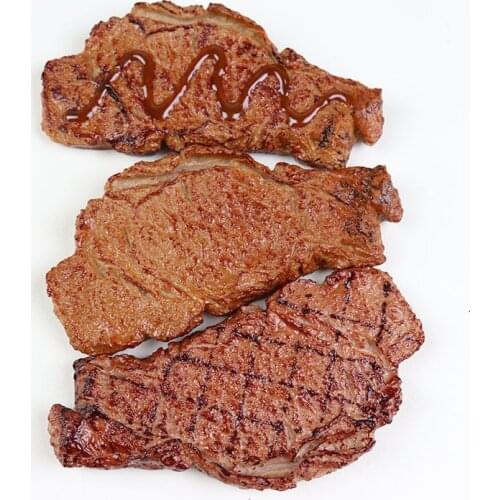 Simulation Of Burdock Lamb Chops Fake Beef Hot Pot Sliced Food Model Framing Photography Early Education Props Steak