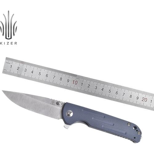 Kizer pocket knife justice V4543N1 2020 new knife tactical blue g10 handle N690 blade designed by Azo&Nhut Huynh