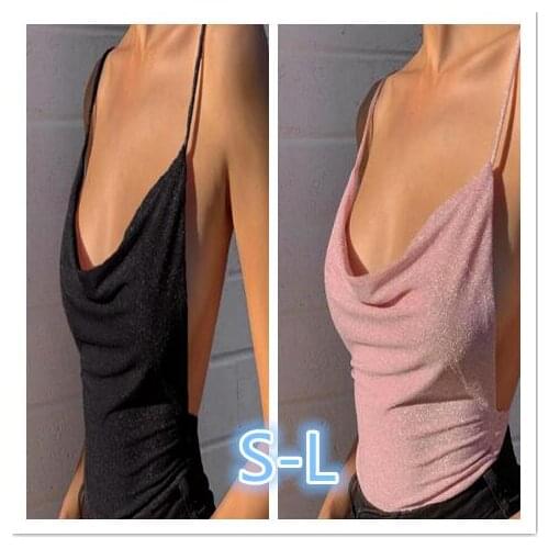 Pink Tank Top Activewear Backless Sexy Bralette Crop Tops Off Shoulder Halter Top Fitness Clothing Summer 2021 Black