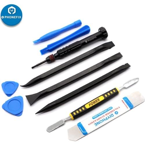 PHONEFIX 15 in 1 Mobile Phone Opening Pry Repair Tool Kits Spudger Disassemble Tool For iPhone iPad Cell Phone Hand Tools Set