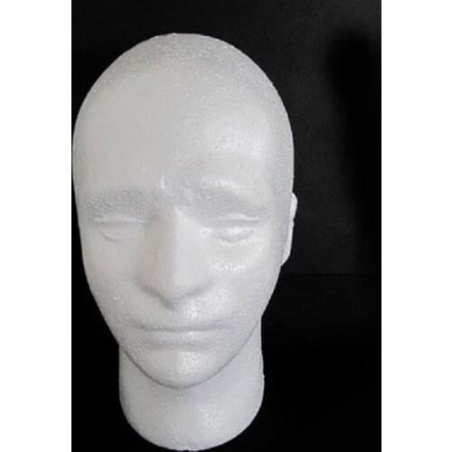 54cm Circumference Men PVC Mannequin Manikin Head Model for Cap Wig Hat Display Perfect For Shop Display Drop shipping