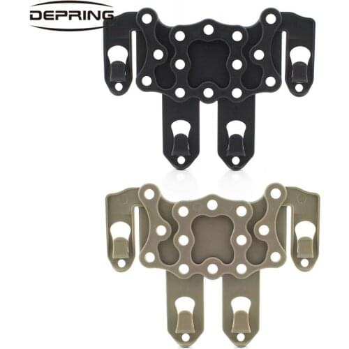 Gun Concealed Holster Molle S.T.R.I.K.E Speed Clip Platform Ambidextrous Holster Rail Case Mount Secures Holsters Gun Accessory