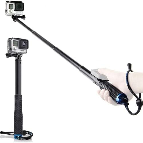 Surfing Diving Extendable selfie Stick Pole Monopod For GoPro Hero8 Hero 7 6 Hero5 4 3+ SJCAM SJ4000 Yi 4K Mijia Action camera