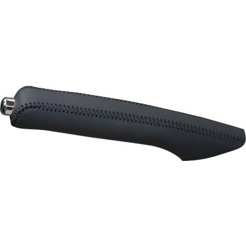 Genuine Leather Handbrake Grips for Toyota corolla China Natural leather cover on the handbrake car accessories interior