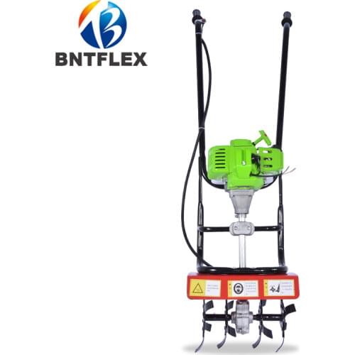 Mini Hand Push Walking Rotary Tiller 52CC 1900w TWO-Stroke Gasoline Engine Walking Tractor Rotary Tiller,Walking Cultivator