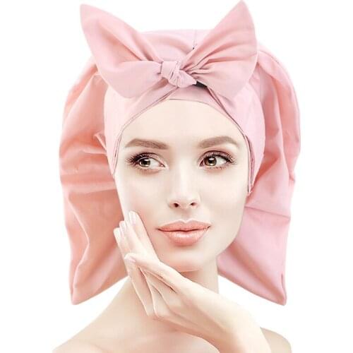 Hats For Women Fashion Multifunction Waterproof Shower Cap Female Adult Long Shower Hood Foldable Beauty And Hair Care Hat 57