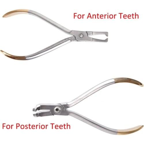 Dental Bracket Removing Pliers for Anterior Teeth or Posterior Teeth Stainless Steel Orthodontic Tools Forceps Dentist Pliers