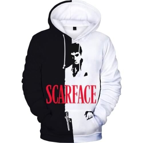 Scarface 3D Printed Hoodies Fashion Movie Sweatshirt Tony Montana Men Women Oversized Hoodie Pullover Harajuku Streetwear Unisex