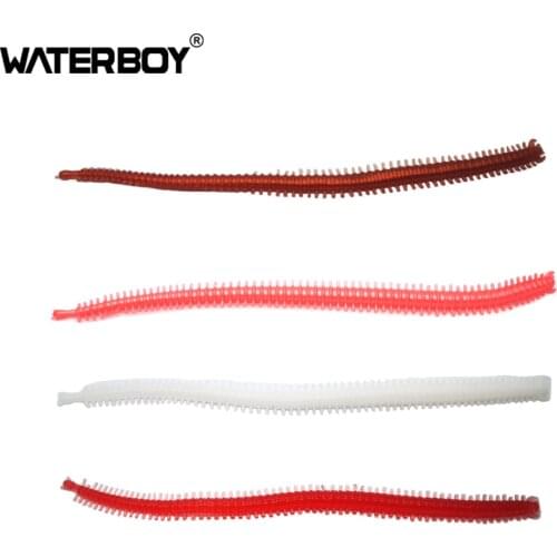 WATERBOY 10PCS/Lot Soft Lure 13cm/2g Worms Artificial EarthWorm Sea Fishing Bait Earth Worm Fish Lure Accessories