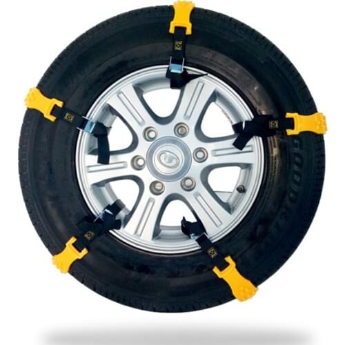 10 pcs Tire Snow Chains for Car/SUV/Trucks/ATV Emergency Chains Adjustable Security Chain for Snow Ice Mud Width:6.5-11.2 Inch