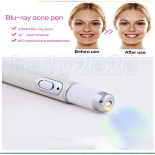 10pcs Beauty instrument blue light acne pen spot mole pen warm care massage instrument home beauty instrument