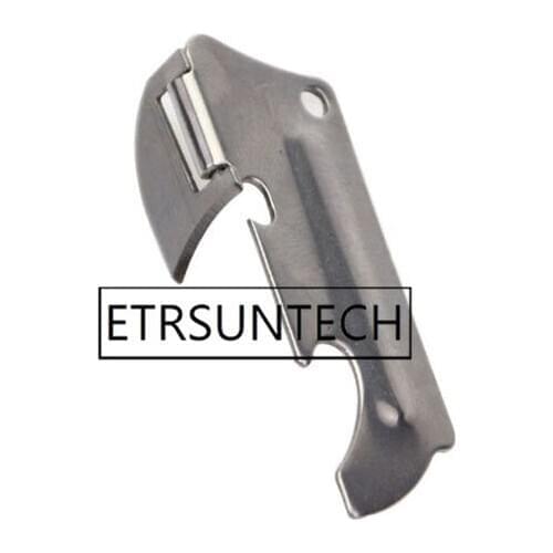 200pcs Stainless Steel Multifunction Can Bottle Opener Outdoor Portable Folding Mini Beer Opener