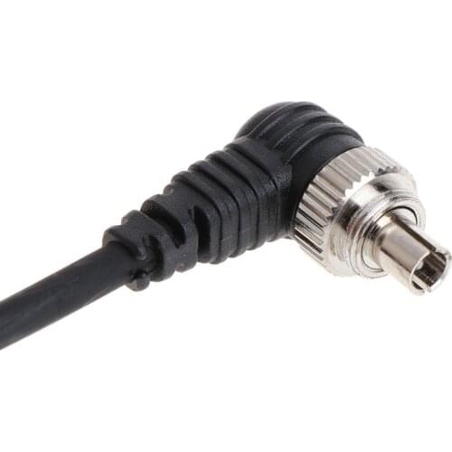 3.5mm Plug to Male Flash PC Sync Cord Cable Light Trigger for studio Photography B95D