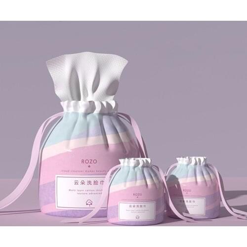 50 Sheets of Disposable Cleaning Wipes Makeup Remover Soft Cotton Towels Thick Cotton Cleaning Wipes Face Skincare Cleansing