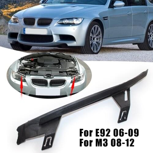 Car Headlight Lens Shell Cover Headlight Lens Gasket Rubber Seal for BMW E92 3 Series 63117174517 63117174518