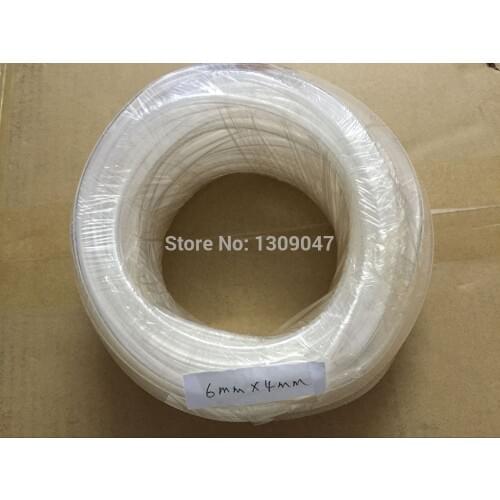Free shipping 30meters 6mm*4mm printer tube printer ink tube solvent ink tube for solvent printer