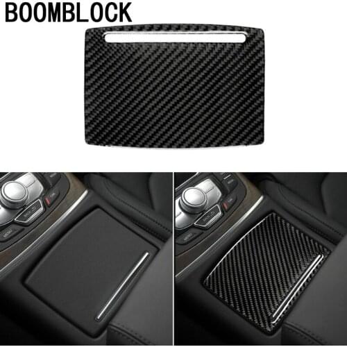 BOOMBLOCK Car Gear Shift Frame Gearbox Panel Cover Decoration Accessories Auto for Audi A6 A7 2012 2013 2014 2015 2016 20172018
