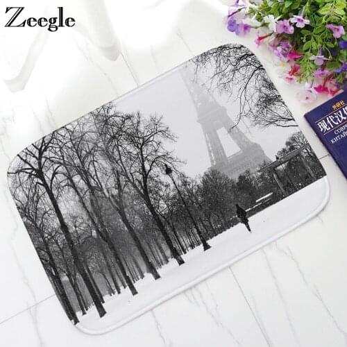 Zeegle Door Mats Outdoor Home Entarnce Mat Flannel Area Rug For Living Room Beside Rugs Non-slip Mat For Bathroom Kitchen Carpet