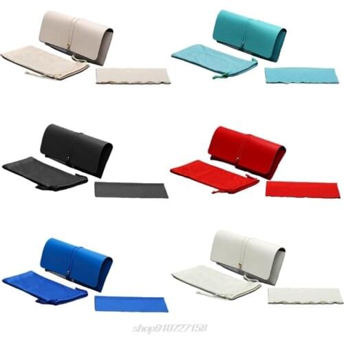 PU Leather Glasses Case Cover with Rope Buckle Storage Box Sunglasses Case Pouch Eyewear Container MY31 21 Dropshipping