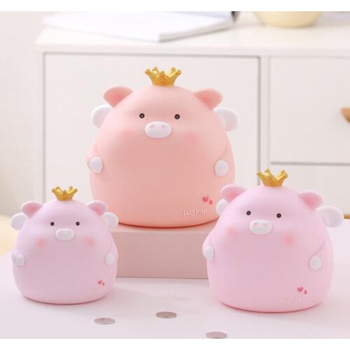 Creative Cartoon Large Piggy Bank Can Only Go In But Not Out of The Piggy Bank. Home Decorations for Boys and Girls