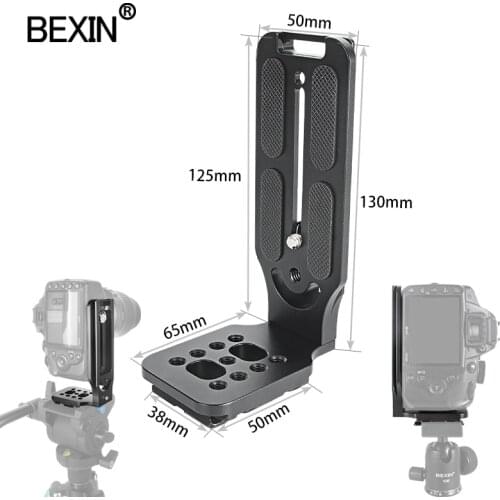 Tripod bracket l plate universal l bracket camera stand shooting quick disconnect L-plate tripod plate for dslr point camera